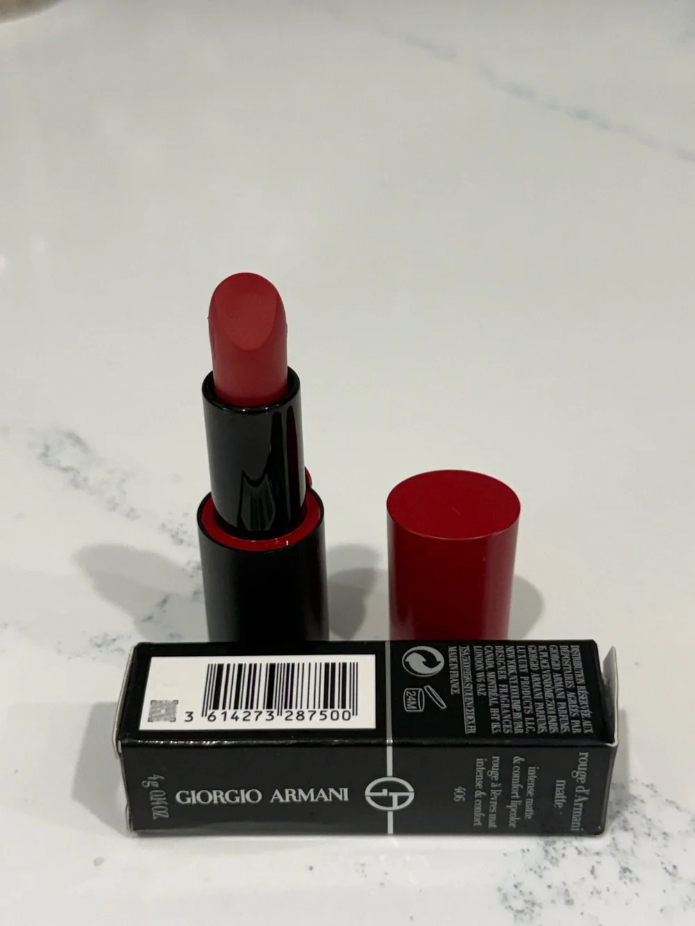 Giorgio Armani NEW rouge d’Armani matte lipstick Shade 406